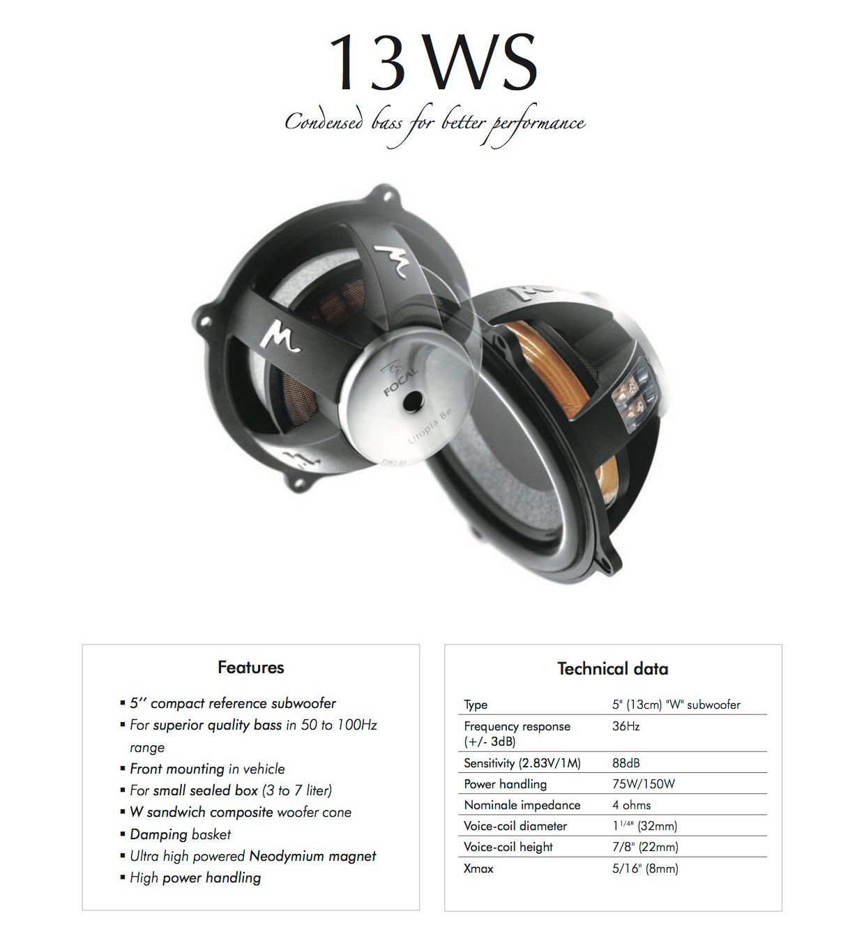 Focal Utopia Be 13 WS | Suchart Sound